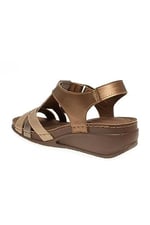 Muya 33209 Simbole Günlük Bronz Kadın Sandalet