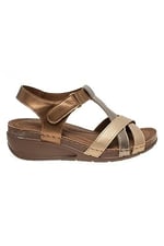 Muya 33209 Simbole Günlük Bronz Kadın Sandalet