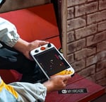 My Arcade Atari Gamestation Go: Rechargeable Battery, Over 200+ Preloaded Retro Video Games Including Pac-Man, Atari: Recharged and Balls of Steel, WiFi, Smartglow, 7 inch Display, Arcades