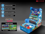 My Arcade Sonic Joystick Player: Sonic The Hedgehog Retro Video Oyun Konsolu, Çocuklar ve Yetişkinler için Oyunlar, 2 Oyunlar 1, Sega Klasik Oyun Salonları, 3.5  - Seçenekler: Sonic, Galaga Kırmızı JS