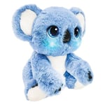 My Fuzzie Friends Sesli Işıklı Koala 25 cm: 50 Farklı Ses ve Tepkili Gökkuşağı Yanaklı İnteraktif Mavi Pelüş Oyuncak - Kola Sarılan Atıştırmalık Yapraklı Eğitici Çocuk Robot Figür Piller Dahil