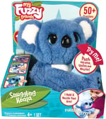 My Fuzzie Friends Sesli Işıklı Koala 25 cm: 50 Farklı Ses ve Tepkili Gökkuşağı Yanaklı İnteraktif Mavi Pelüş Oyuncak - Kola Sarılan Atıştırmalık Yapraklı Eğitici Çocuk Robot Figür Piller Dahil