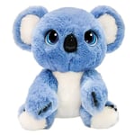 My Fuzzie Friends Sesli Işıklı Koala 25 cm: 50 Farklı Ses ve Tepkili Gökkuşağı Yanaklı İnteraktif Mavi Pelüş Oyuncak - Kola Sarılan Atıştırmalık Yapraklı Eğitici Çocuk Robot Figür Piller Dahil