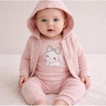 MYZİ STORE Kız Bebek%100 Pamuk 3'lü Takım Tavşan ve Çiçek Desenli BEDEN: 03-36 - 69-912 AY - - Seçenekler: 0-3 AY, 3-6 AY, 6-9 AY, 6-12 Ay, 9-12 Ay
