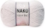Nako Süper İnci El Örgü İpi 100 gr 3079 Pembeli Gri