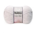 Nako Süper İnci El Örgü İpi 100 gr 3079 Pembeli Gri