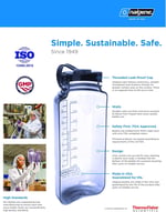 Nalgene Plastik şişe 'Sipper' şişe eki