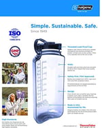 Nalgene Plastik şişe 'Sipper' şişe eki