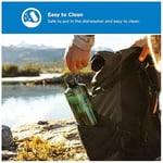Nalgene Sustain Tritan BPA İçermeyen Su Şişesi,%50 Plastik Atık, 32 oz, Dar Ağız, Yeşim Taşı