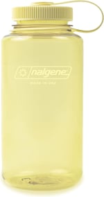 Nalgene Sustain Tritan BPA içermeyen su şişesi,%50 plastik atıktan, 900 ml, geniş ağızlı, tereyağı