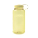 Nalgene Sustain Tritan BPA içermeyen su şişesi,%50 plastik atıktan, 900 ml, geniş ağızlı, tereyağı