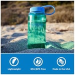 Nalgene Sustain Tritan BPA İçermeyen Su Şişesi%50 Plastik Atıktan Elde Edilen Malzemeden Üretilmiştir, 473 ml, Geniş Ağız, Kot