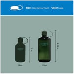 Nalgene Sustain Tritan BPA İçermeyen Su Şişesi,%50 Plastik Atık, 32 oz, Dar Ağız, Yeşim Taşı