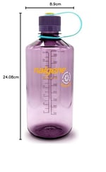 Nalgene Üniseks – Yetişkin EH Sustain içecek şişesi, patlıcan, 1 l - Seçenekler: Tek kişilik, Şişe