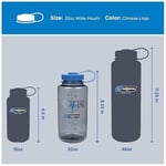 Nalgene WH Sustain Happy Gene içecek şişesi, gri, 1 l