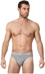 Namaldı 5 Adet Gri Renk Spor Slip Külot Gri XL