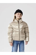 Name it Nkfmanon Kız Çocuk Şişme Mont, Altın, 13 Yaş