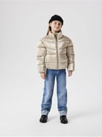 Name it Nkfmanon Kız Çocuk Şişme Mont, Altın, 13 Yaş
