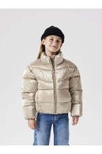 Name it Nkfmanon Kız Çocuk Şişme Mont, Altın, 13 Yaş