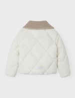 Name it Nkfmelbourne Unisex Çocuk Şişme Mont, Ekru, 8 Yaş