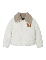 NAME IT Nkfmelbourne Unisex Çocuk Şişme Mont,Ekru 9 Yaş