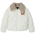 Name it Nkfmelbourne Unisex Çocuk Şişme Mont, Ekru, 10 Yaş