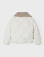 Name it Nkfmelbourne Unisex Çocuk Şişme Mont, Ekru, 8 Yaş