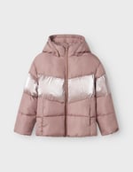 Name it Nkfmille Kız Çocuk Şişme Mont, Pudra, 6 Yaş