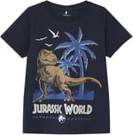 Name It NMMMARINO JURASSIC SS TOP BOX SKY Tişört Erkek çocuk