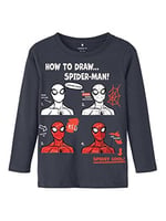 Name It NMMSEPP SPIDERMAN LS TOP MAR Tişört Erkek çocuk