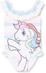 Name it Pembe Kız Çocuk Mayo NMFMAMA MLP SWIMSUIT CPLG, 13226917