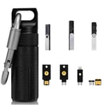Nano X S S Plus Kasa,Su Geçirmez ve Darbeye Dayanıklı Aksesuar Kılıfı, Uyumlu Cryptocurrency USB Başparmak Sürücü Cihazı kılıfı, Kripto Cüzdanını Korumak için Taşıma Depolama Düzenleyici