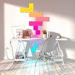 Nanoleaf Canvas Starter Kit, 9 LED RGBW Akıllı Işık Oranı - Modüler WLAN LED Paneller, 16 milyon renkli duvar lambası iç, müzik ve ekran senkro - Seçenekler: 9er Starterpack, Erweiterungspack (4 Stk.)