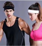 NASYA sporcu havlu kafa bandı ter bandı headband tenis saç bandı Mavi