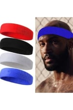 NASYA sporcu havlu kafa bandı ter bandı headband tenis saç bandı Mavi