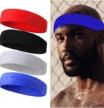 NASYA sporcu havlu kafa bandı ter bandı headband tenis saç bandı Mavi