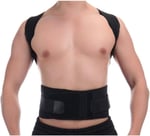 NASYA unisex dik duruş korsesi ayarlanabilir posturex manyetik korse Siyah