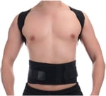 NASYA unisex dik duruş korsesi ayarlanabilir posturex manyetik korse Siyah battal