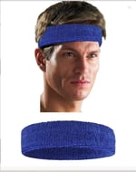 NASYA unisex havlu ter bandı kafa bandı tenis saç bandı headband Mavi