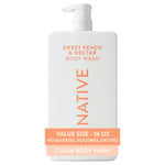 Native Sweet Peach & Nectar Vücut Şampuanı 1064Ml