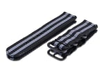 Nato Saat Kordonu - Cobra Tekstil Kumaş Kayışı - F39XWDB - 20mm 22mm Uyumlu Örme Kayış - Kadın Erkek Çok Renkli