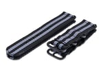 Nato Saat Kordonu - Cobra Tekstil Kumaş Kayışı - F39XWDB - 20mm 22mm Uyumlu Örme Kayış - Kadın Erkek Çok Renkli