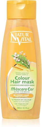 Natur Vital Colour Hair Mask Blonde Hair 300ml Sarı Saçlar İçin Renk Koruyucu Bakım Maskesi