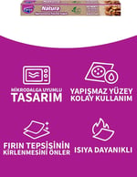 Natura 12 Adet Ağartılmamış Organik Hazır Kesilmiş Pişirme Kağıdı 10'lu