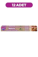 Natura 12 Adet Ağartılmamış Organik Hazır Kesilmiş Pişirme Kağıdı 10'lu
