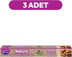 Natura 3 Adet Ağartılmamış Organik Hazır Kesilmiş Pişirme Kağıdı 10'lu