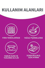 Natura 3 Adet Ağartılmamış Organik Hazır Kesilmiş Pişirme Kağıdı 10'lu