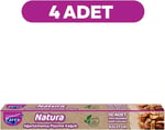Natura 4 Adet Ağartılmamış Organik Hazır Kesilmiş Pişirme Kağıdı 10'lu