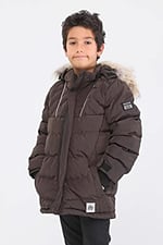Natural Kürklü Erkek Çocuk Kaban 51237K