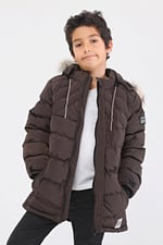 Natural Kürklü Erkek Çocuk Kaban 51237K